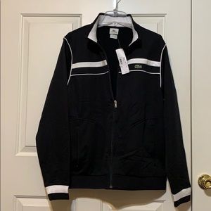 Lacoste black full zip track jacket size 7 XL